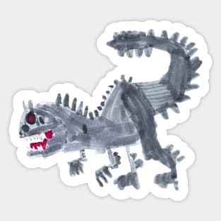 Indominus Rex Dinosaur | Kids Fashion | Kid's Drawing | Roar | Unique Design Sticker